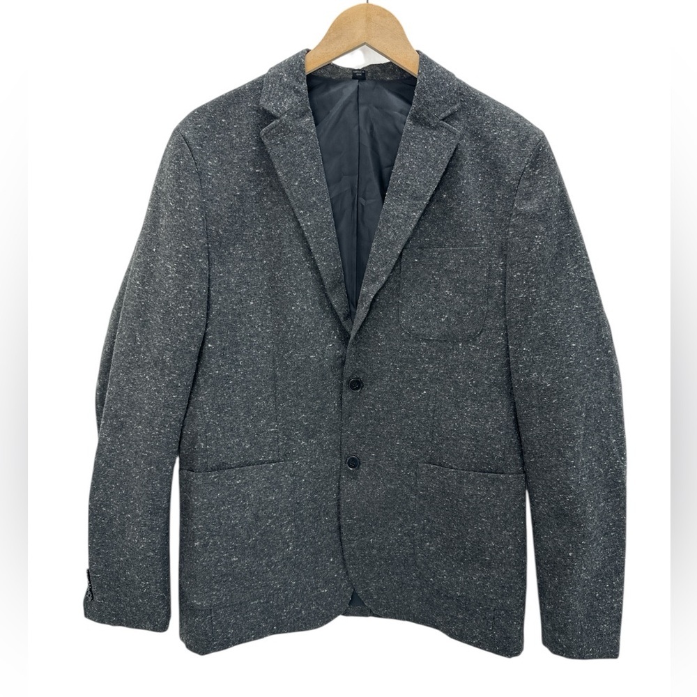 Mossimo‎ Slim Fit Charcoal Grey Speckled Sport Coat Casual Blazer Smart Layer M